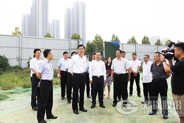 郑州市向导一行视察指导南宫NG28工业园项目