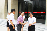 河南省商务厅副厅长张雷明莅临南宫NG28调研 -3